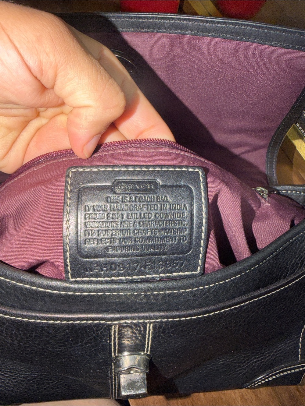 Coach Hamilton flap the lock leather bag - Picture 8 of 10